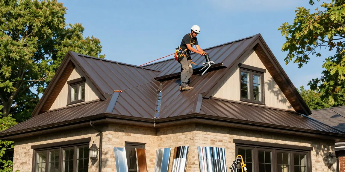 Metal roofing installation in Toronto, click here to see expert craftsmanship and quality materials.